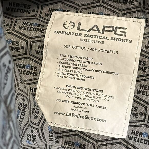 LAPG- Men's tactical shorts- size 28 - Picture 12 of 12